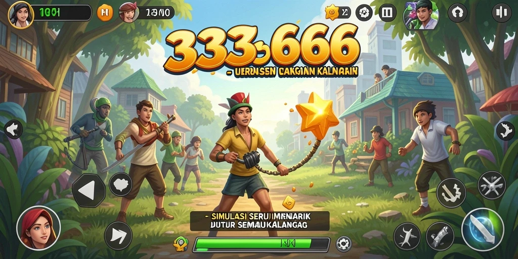 Screenshot menampilkan gameplay seru di dalam <strong>333666</strong> dengan elemen simulasi yang realistis.