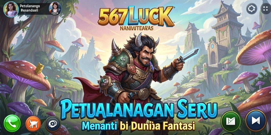 Tampilan gameplay 567LUCK yang mengesankan dan penuh petualangan.