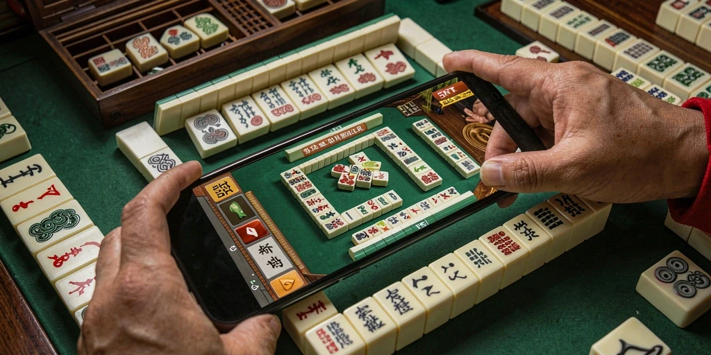 Tangkapan layar 5RT menunjukkan gameplay Mahjong yang menarik dan menantang.