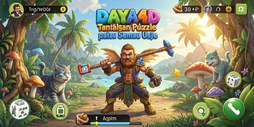 Tampilan gameplay DAYA4D yang menarik dan menantang.