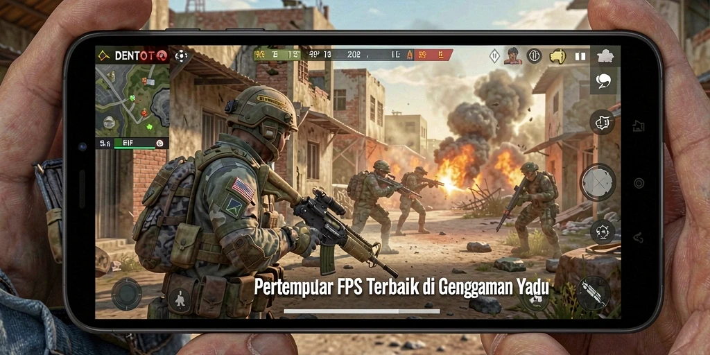 Tampilan gameplay seru di DENTOTO yang penuh aksi.