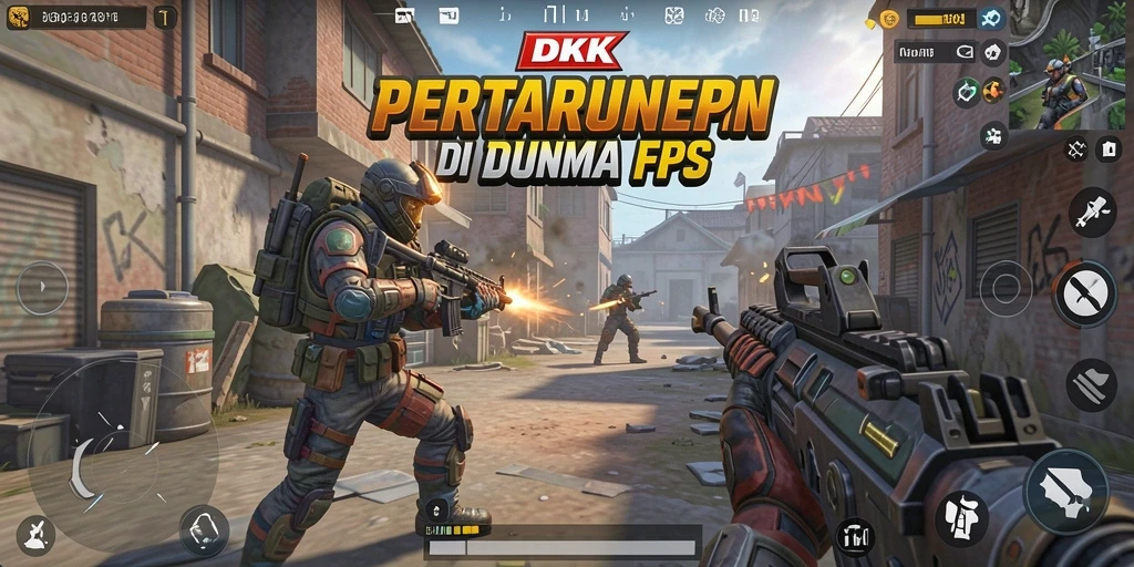 Gameplay DKK menampilkan aksi tembak-menembak yang mendebarkan.