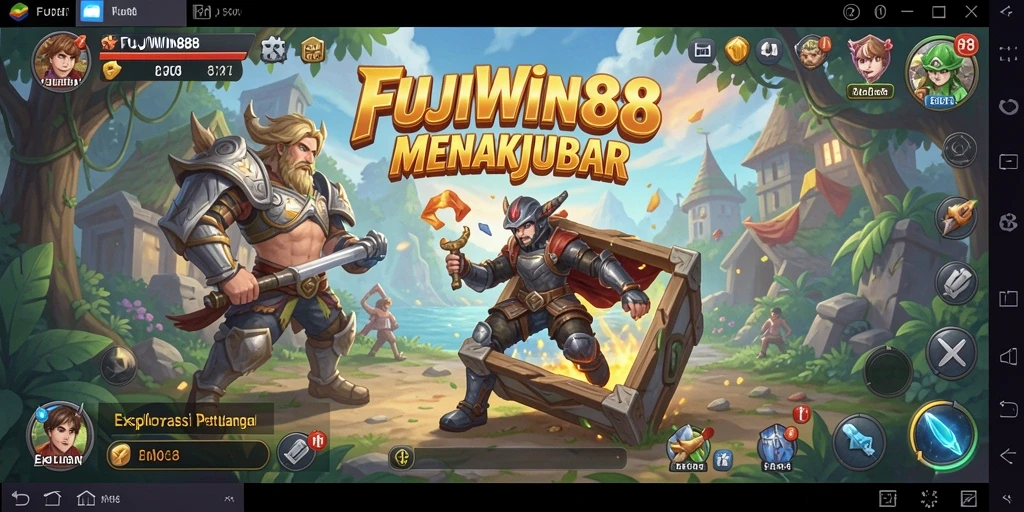 Tampilan menarik dan menantang dari gameplay FUJIWIN88.