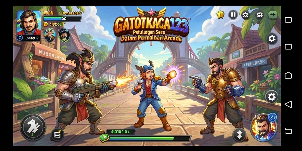 Tampilan gameplay seru GATOTKACA123 dengan berbagai level menantang.