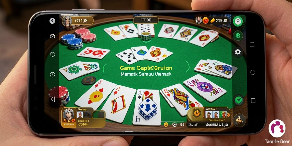 Screenshot gameplay Gaple yang menarik dan interaktif.