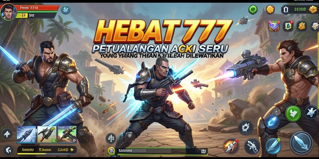 Tampilan gameplay seru di HEBAT777 dengan aksi menegangkan.