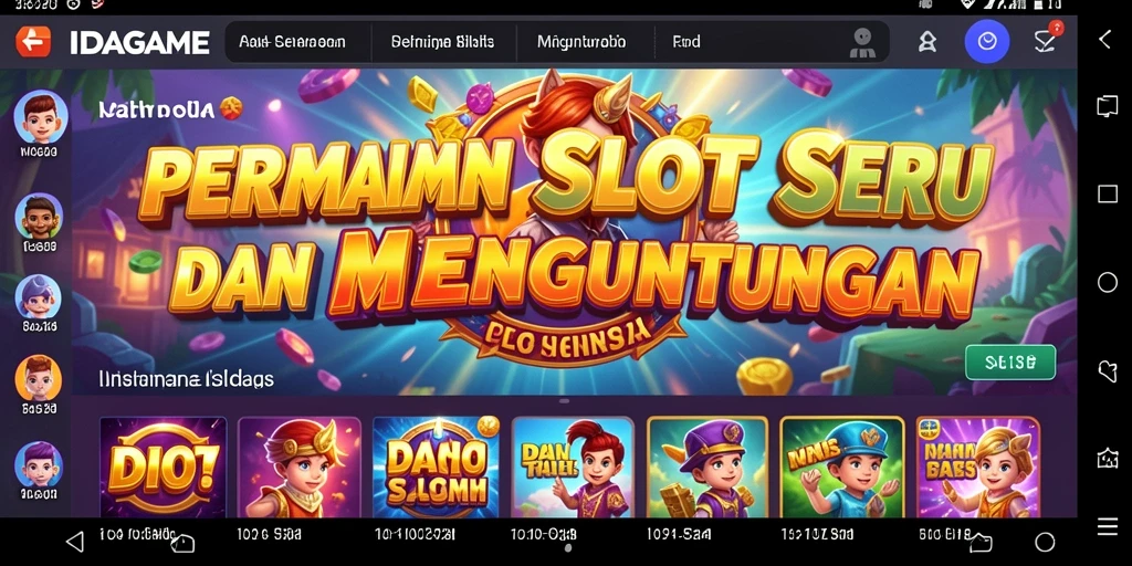 Tampilan gameplay menarik dari IDAGAME Slot.