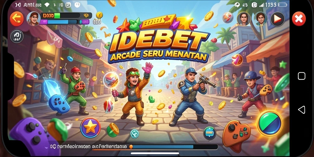 Tangkapan layar IDEBET menampilkan gameplay menantang dan seru.