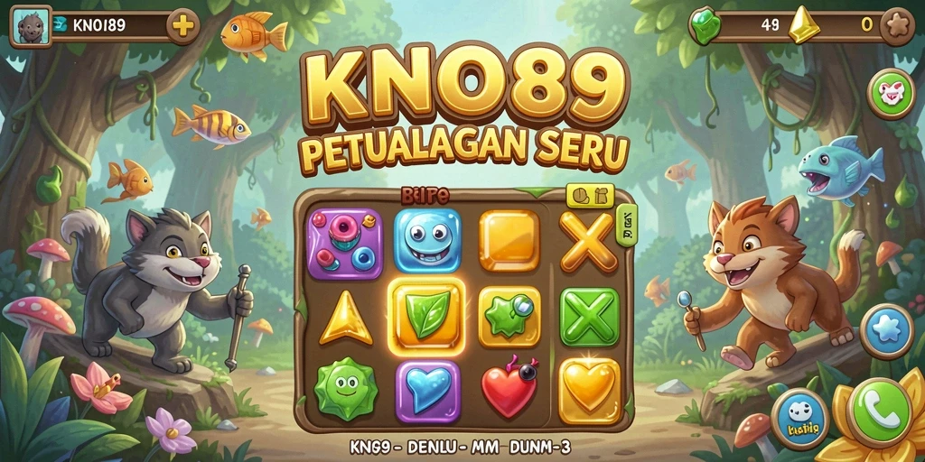 Gameplay seru KNO89 yang penuh warna dan tantangan.