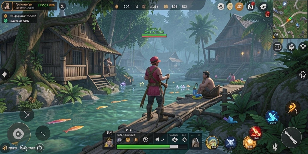Screenshot N32 menampilkan gameplay simulasi kehidupan yang seru.