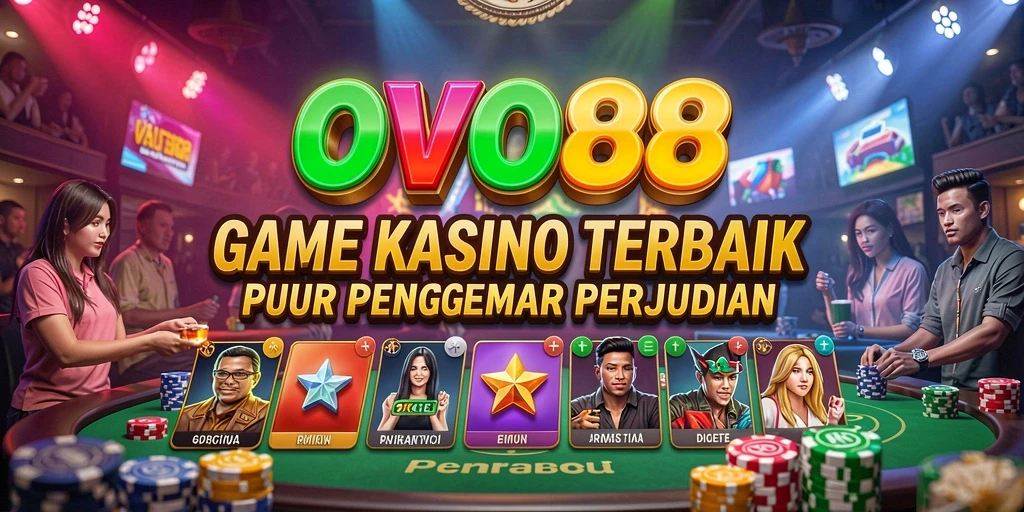 Screenshot gameplay OVO88 menampilkan keseruan bermain Kasino.