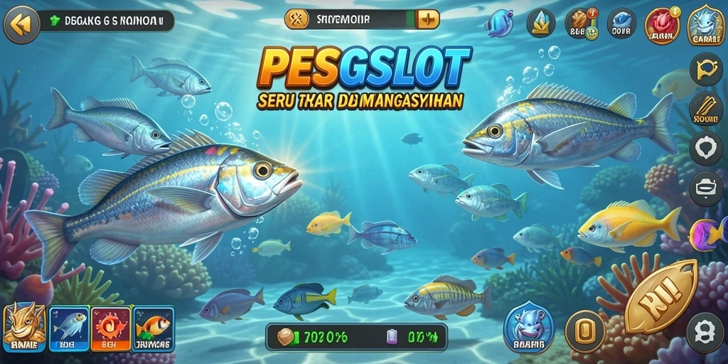 Screenshot gameplay Tembak Ikan PESGSLOT yang penuh aksi.