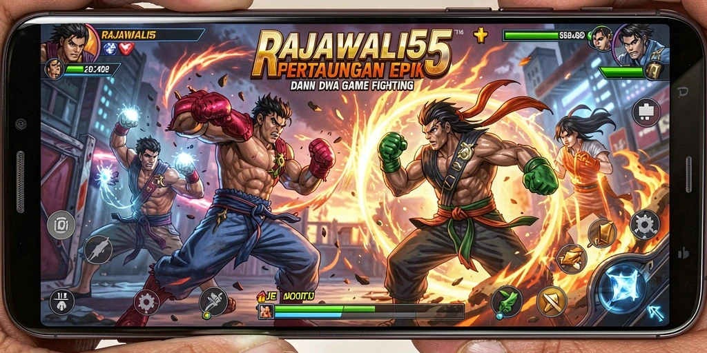 Tampilan gameplay seru dan grafis memukau di RAJAWALI55.