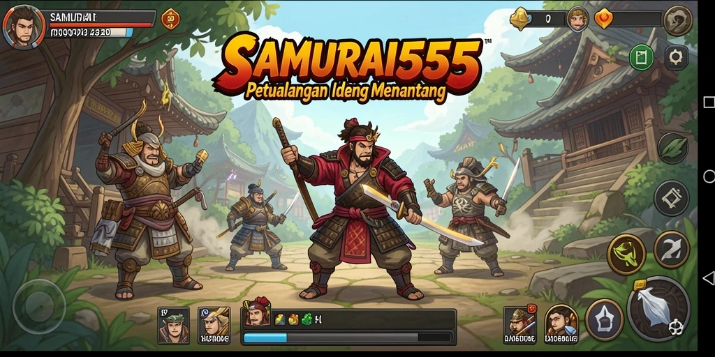 Tampilan gameplay <strong>SAMURAI555</strong> yang menarik dan penuh aksi.