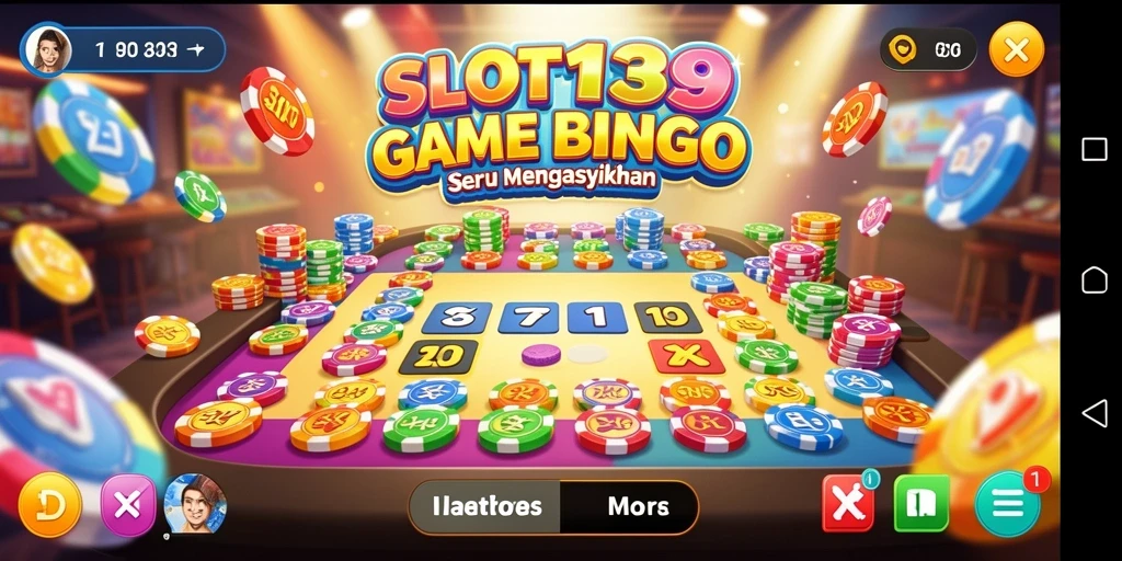 Tampilan gameplay SLOT138 yang menarik dengan fitur Bingo yang seru.