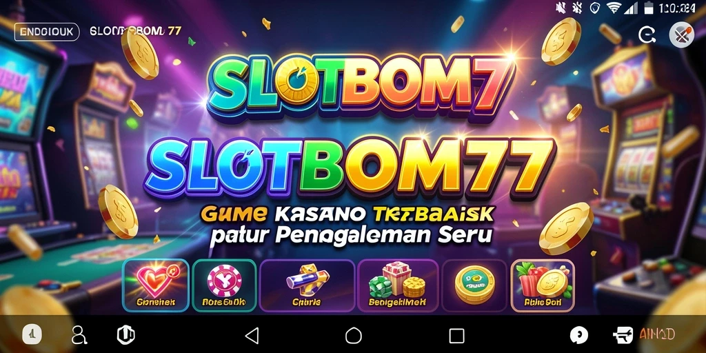 Tampilan menarik dari permainan slot di SLOTBOM77 yang menggugah selera.