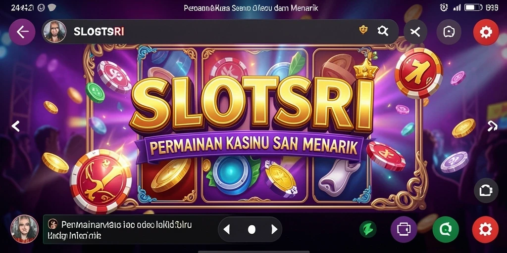 Tampilan gameplay SLOTSRI yang menarik dan menantang.