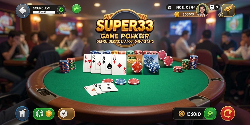 Tampilan gameplay seru dan mendebarkan dari SUPER33