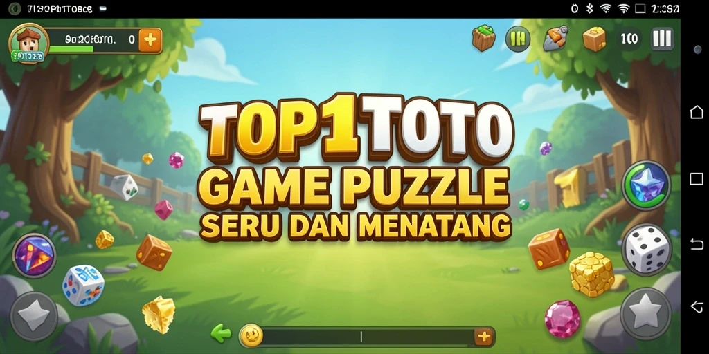Screenshot gameplay <strong>TOP1TOTO</strong> yang menampilkan tantangan teka-teki menarik.