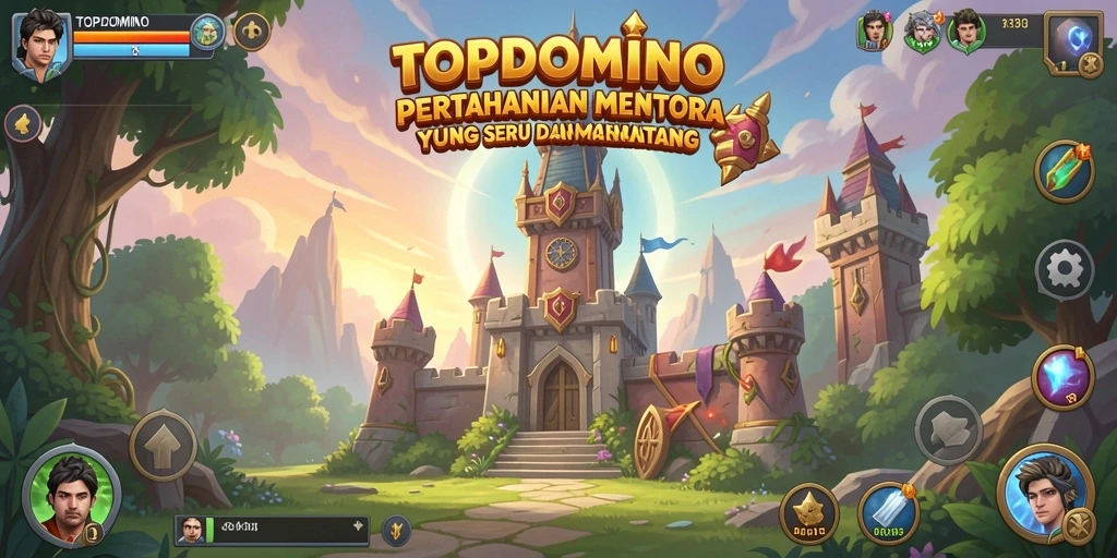 Tampilan gameplay seru dari game Tower Defense.