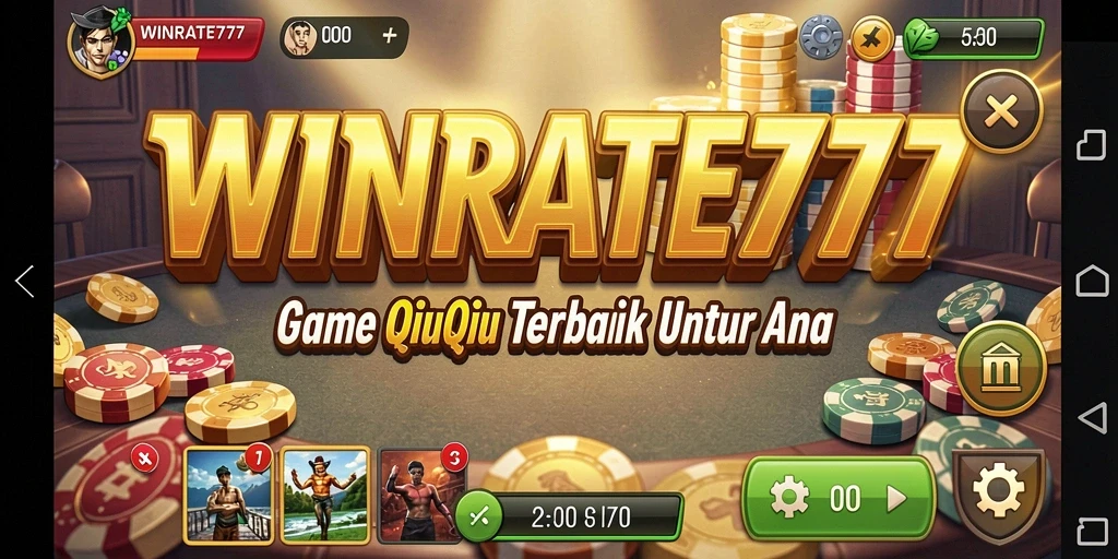 Gameplay seru dari WINRATE777 yang menampilkan aksi QiuQiu.