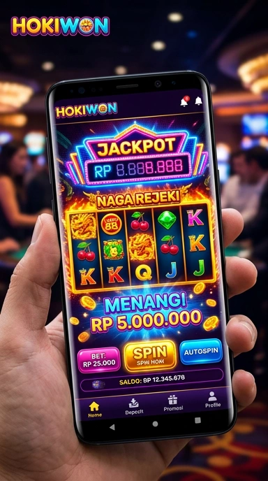 Screenshot fitur pencarian cepat di aplikasi hokiwon.